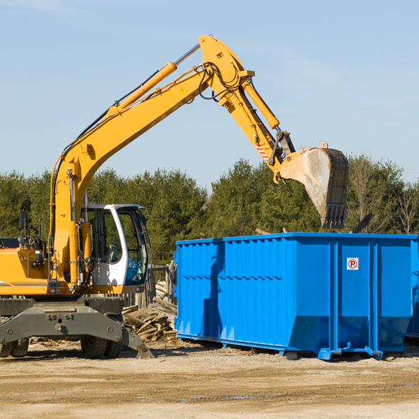 what happens if the residential dumpster is damaged or stolen during rental in Garnett SC